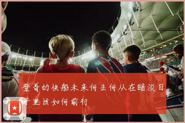 登哥的快船未来何去何从在暗淡日子里该如何前行
